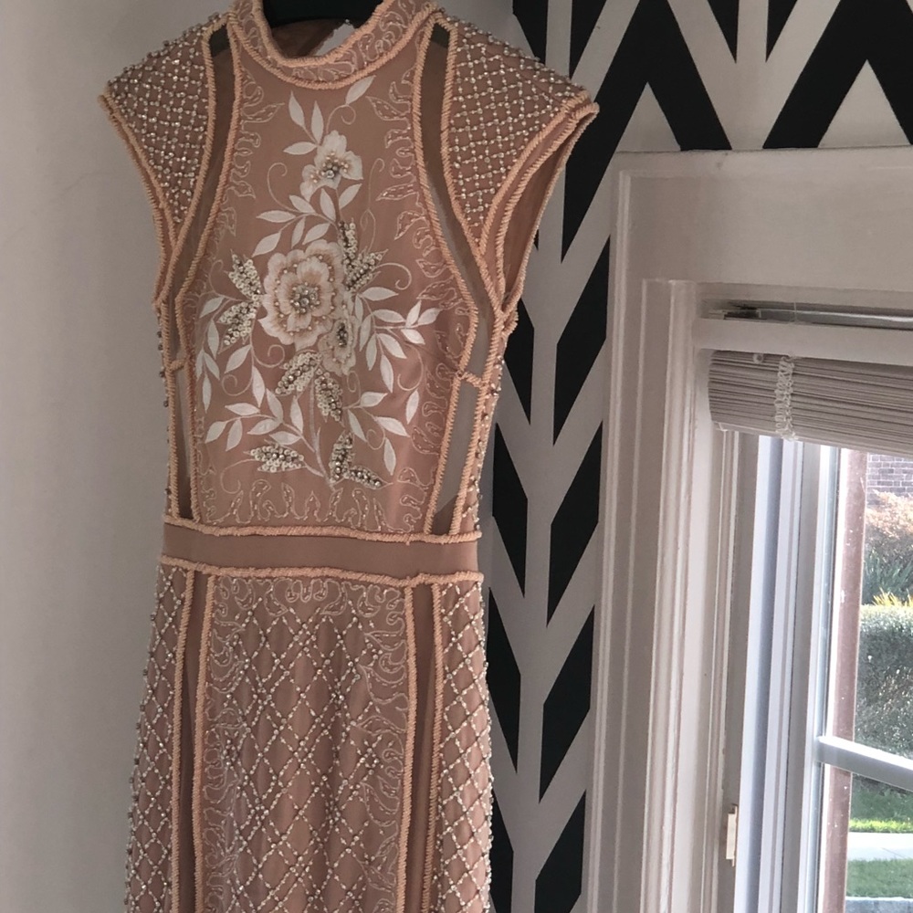 Jovani fully embellished and beaded dress